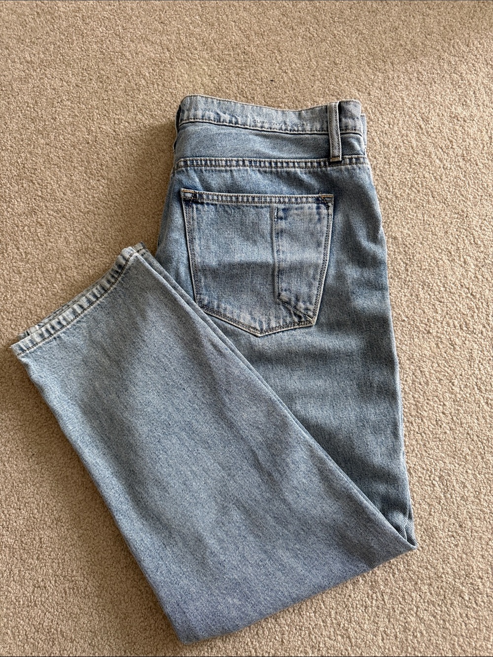 Current/Elliott Light Blue Boyfriend Jeans